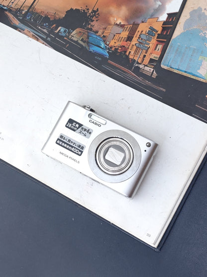 Used Casio EXILIM EX-Z100 silver Digital Camera [no charger] #10011879A