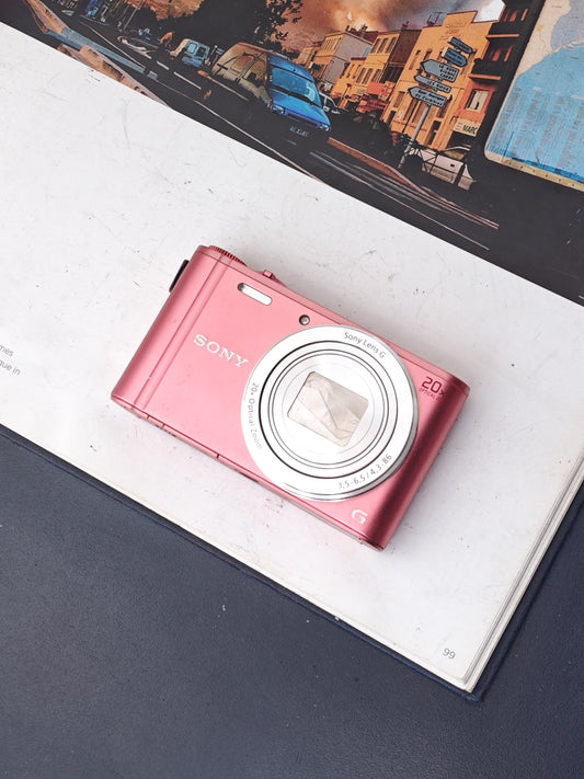 Used Sony Cyber Shot DSC-WX350 pink Digital Camera [JPN only] #0294109