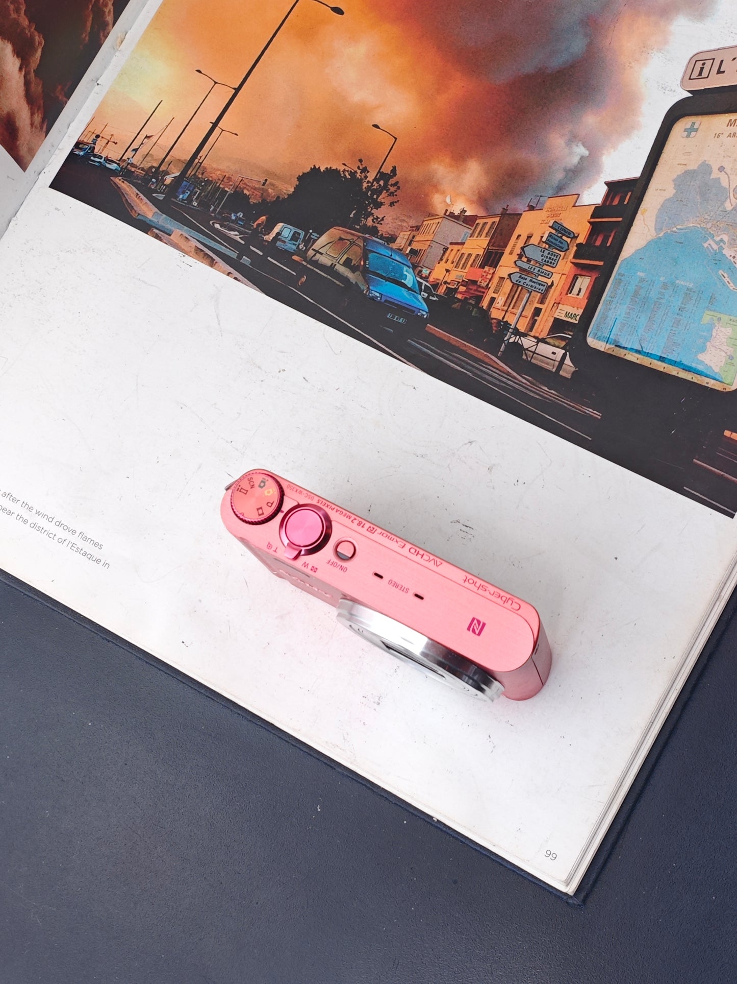Used Sony Cyber Shot DSC-WX350 pink Digital Camera [JPN only] #0294109