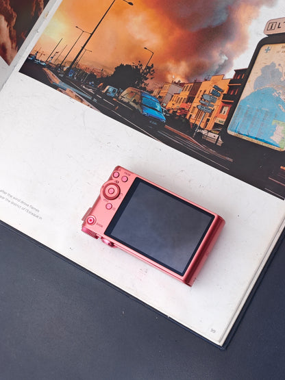 Used Sony Cyber Shot DSC-WX350 pink Digital Camera [JPN only] #0294109