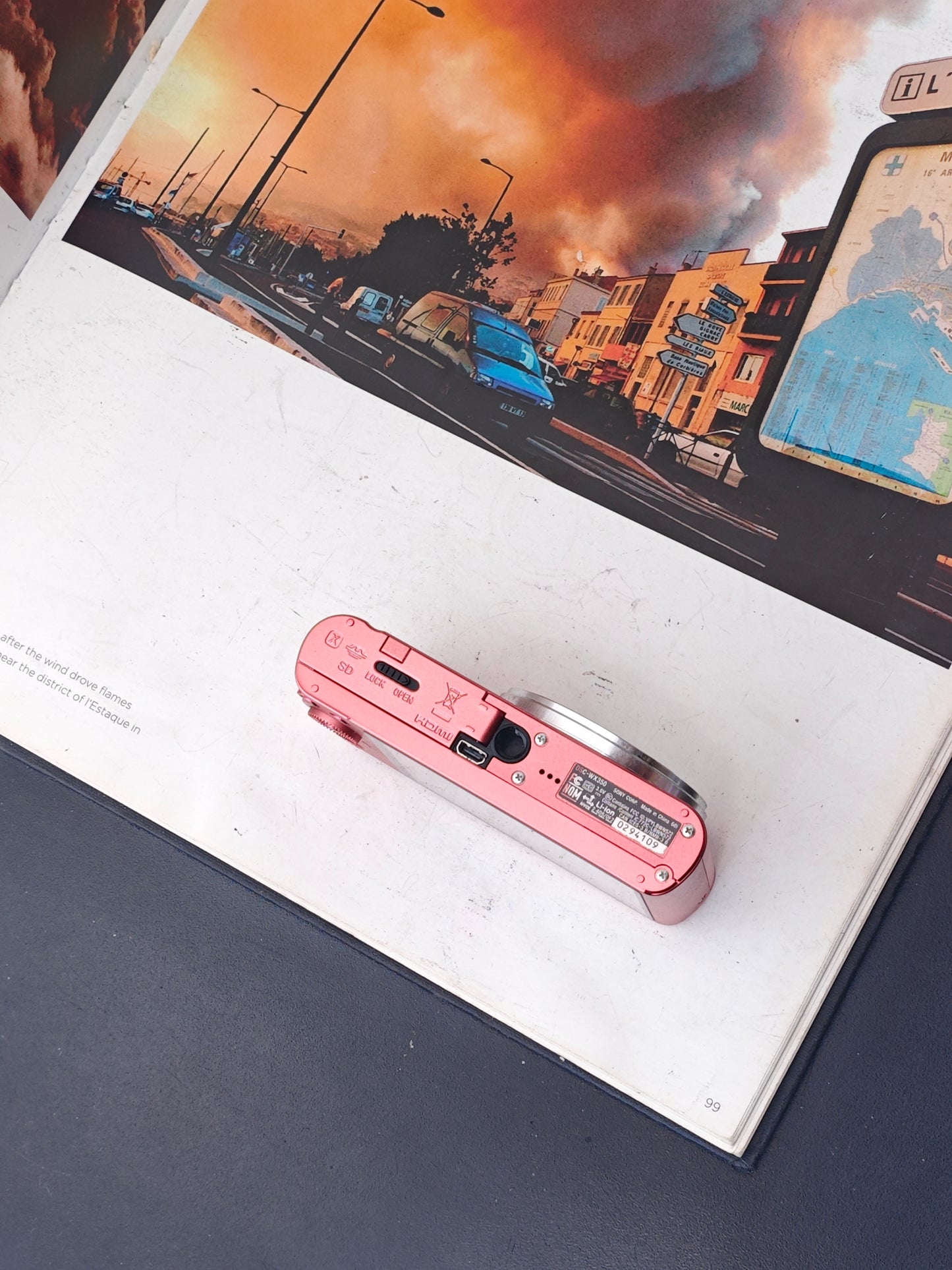 Used Sony Cyber Shot DSC-WX350 pink Digital Camera [JPN only] #0294109