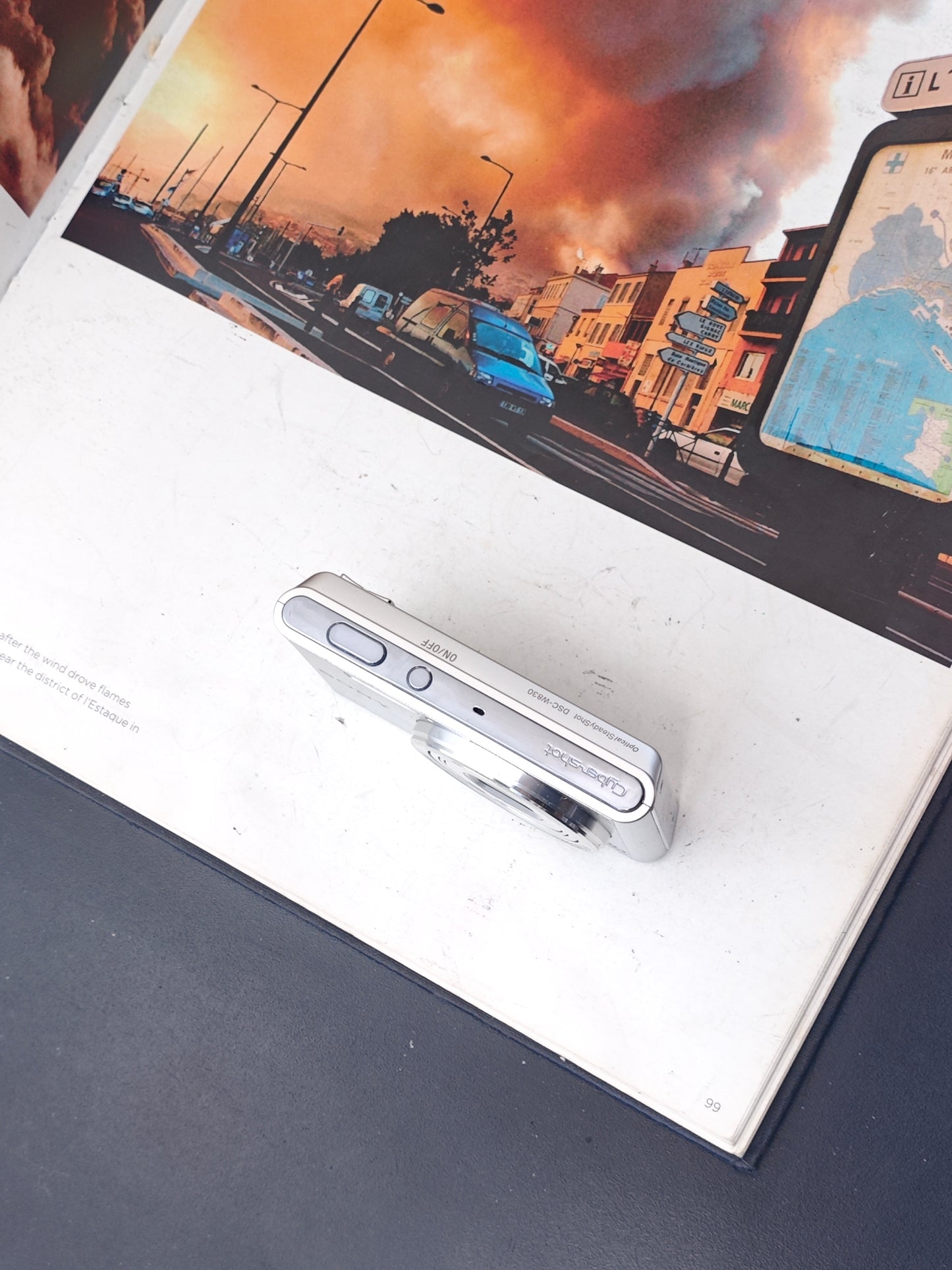 Used Sony Cyber-shot DSC-W830 silver Digital Camera [JPN only, No charger] #0004538