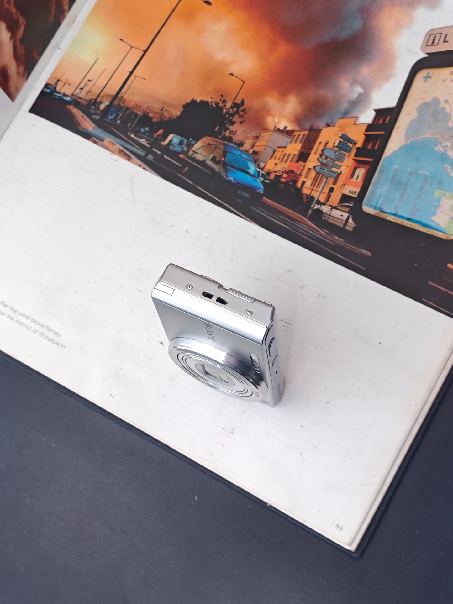 Used Sony Cyber-shot DSC-W830 silver Digital Camera [JPN only, No charger] #0004538