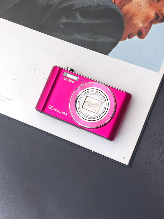 Used Casio EXILIM EX-ZS190 pink Digital Camera [No charger]
