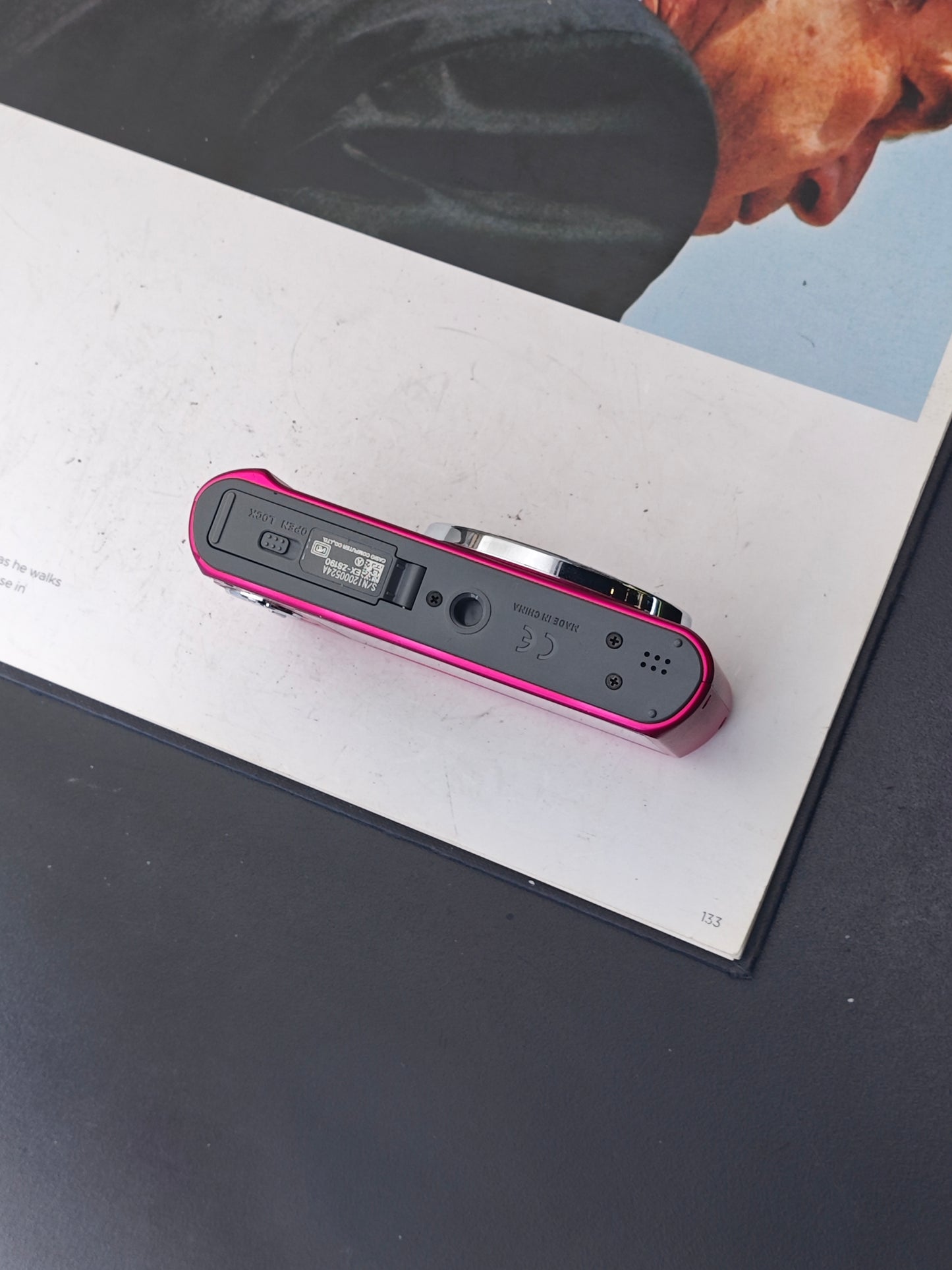 Used Casio EXILIM EX-ZS190 pink Digital Camera [No charger]