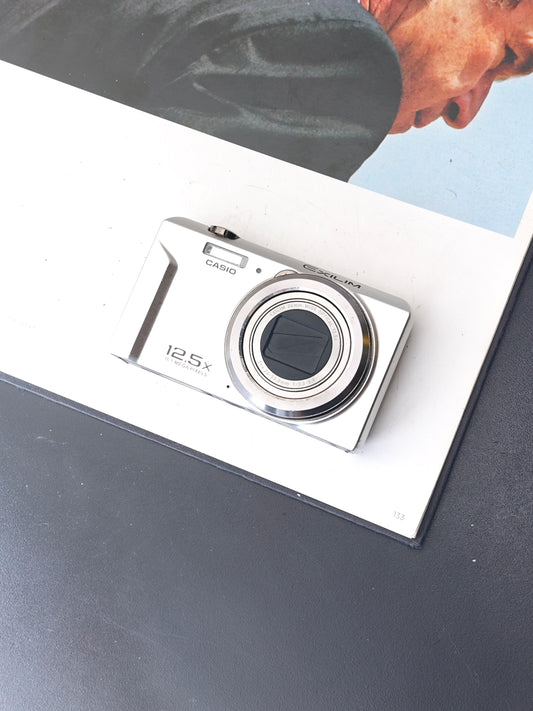 Used Casio EXILIM EX-ZS160 silver Digital Camera [No charger]