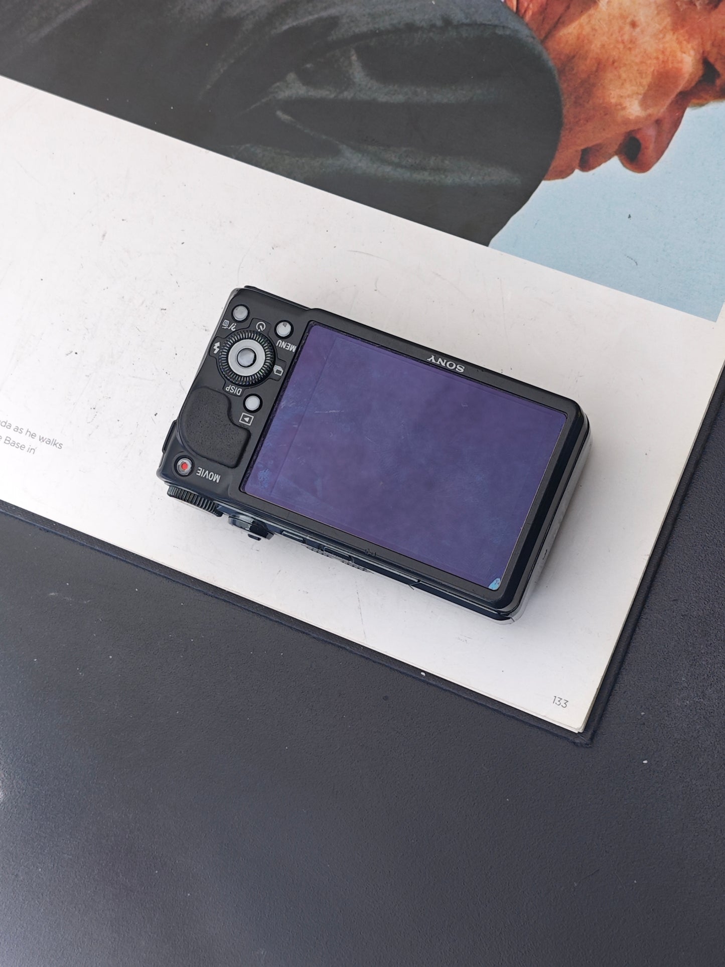 Used Sony Cyber Shot DSC-HX9V black Digital Camera [JPN only, No charger]