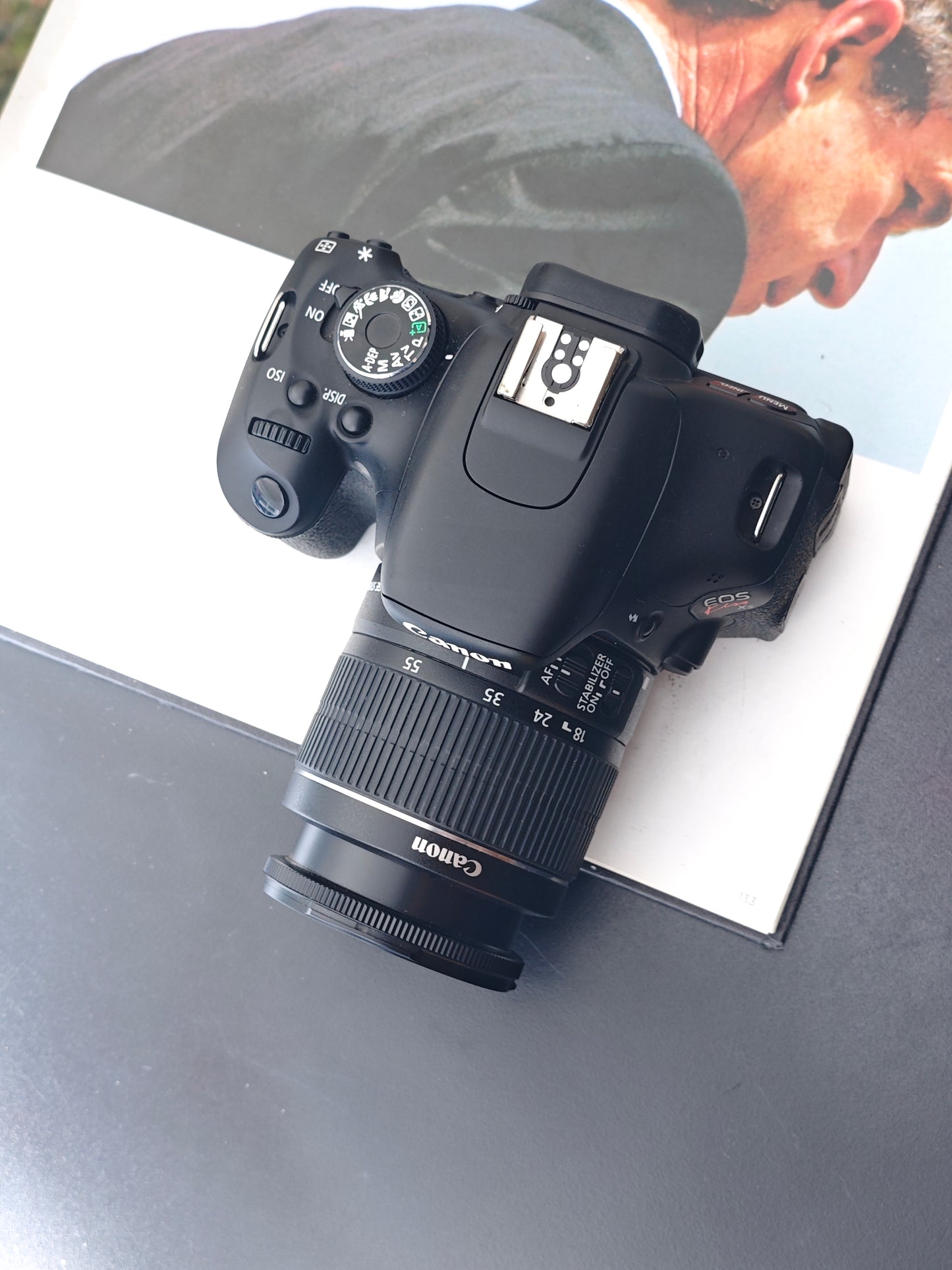 Used Canon EOS Kiss X5 with Double Zoom Kit Digital Camera #381077041537
