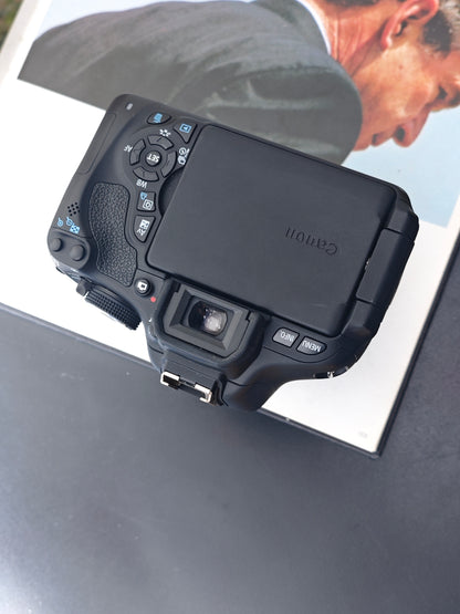 Used Canon EOS Kiss X5 with Double Zoom Kit Digital Camera #381077041537