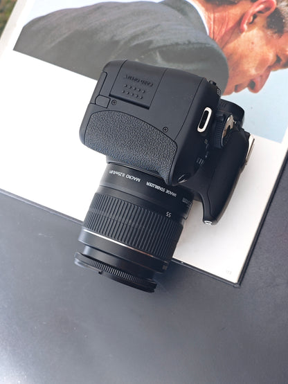 Used Canon EOS Kiss X5 with Double Zoom Kit Digital Camera #381077041537