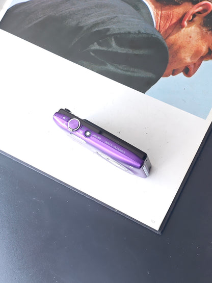 Used Nikon Coolpix S3300 purple Digital Camera [No charger]