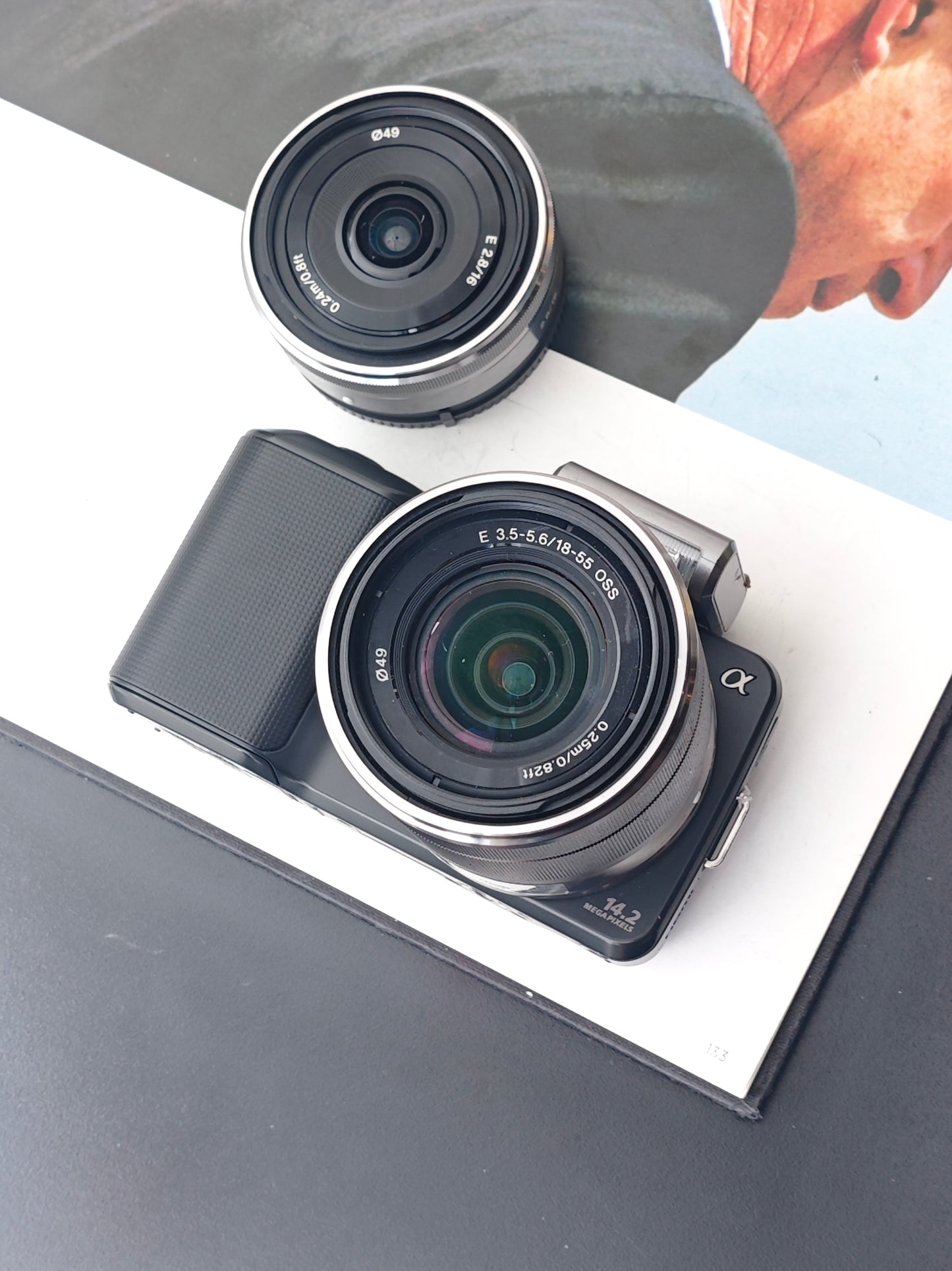 Used Sony NEX-3 with E 18-55mm F3.5-5.6 OSS and E 16mm F2.8 [JPN only, No charger]