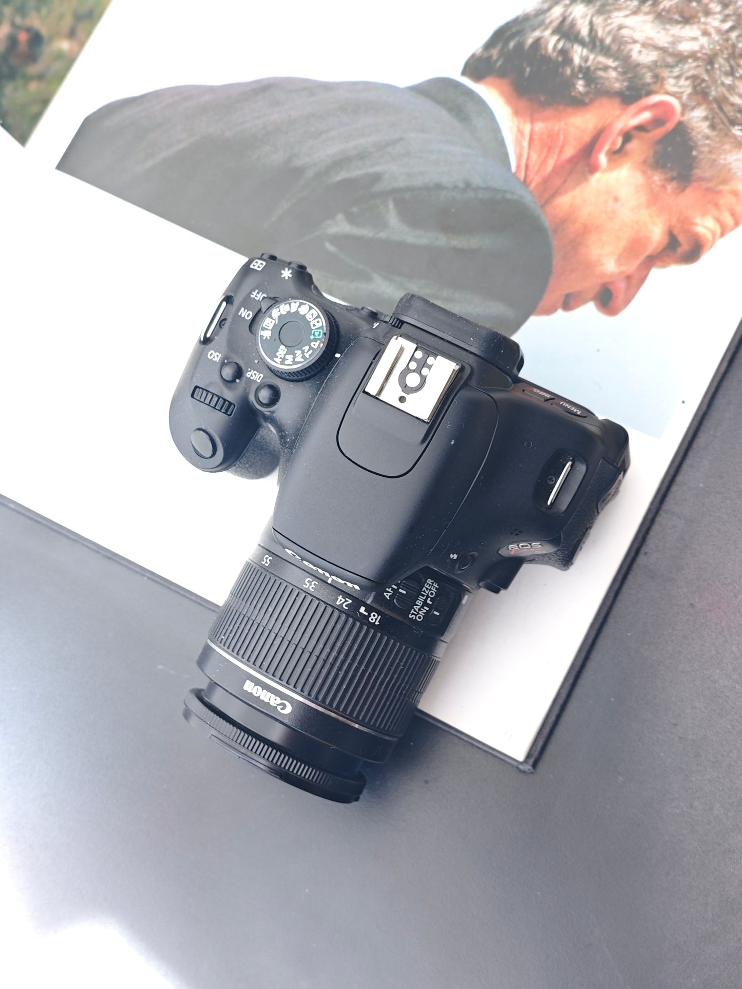 Used Canon EOS Kiss X5 with EF-S 18-55 F3.5-5.6 IS II