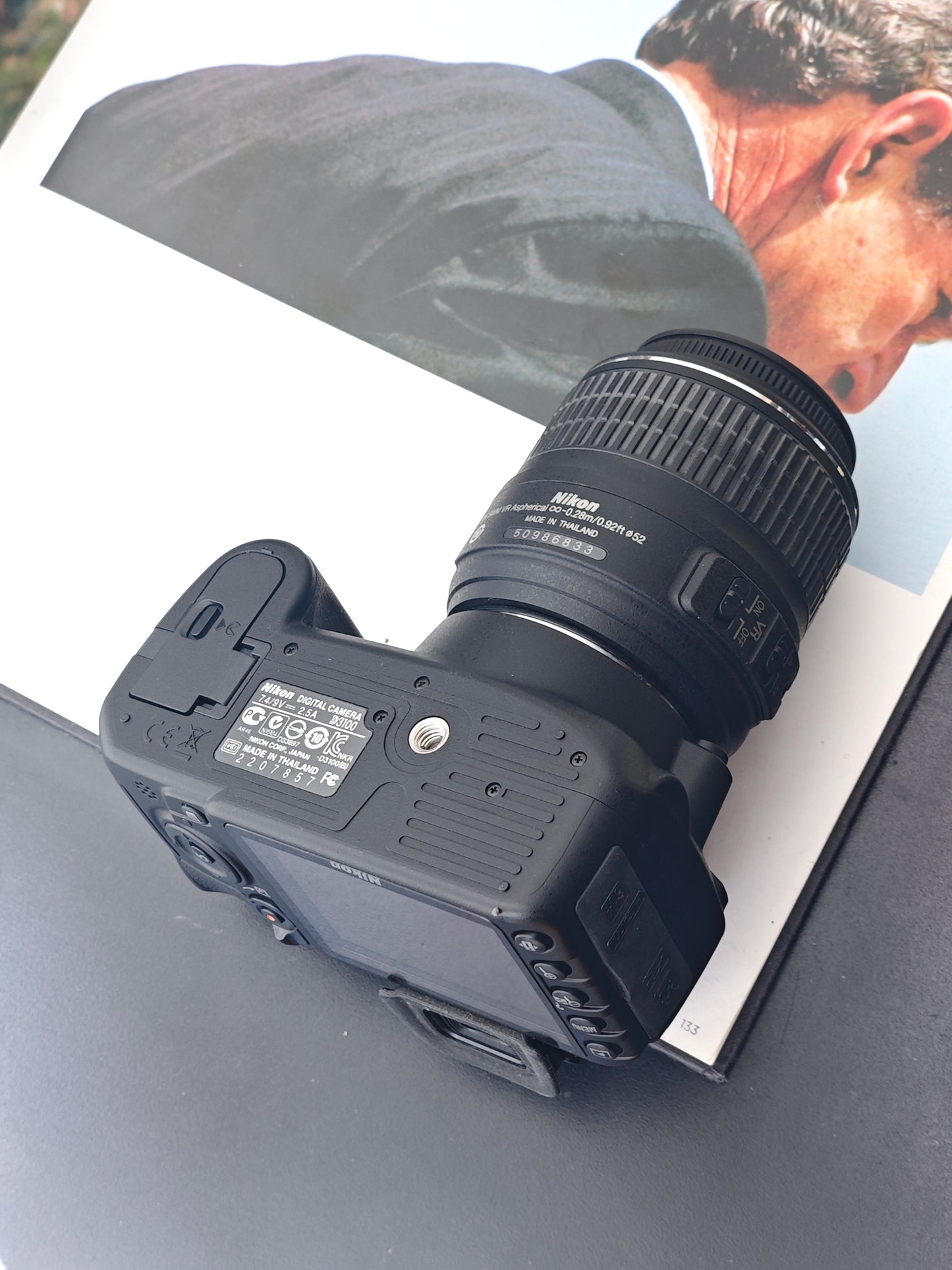 Used Nikon D3100 with Double Zoom Kit [No charger, with box]