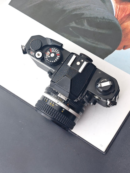 Nikon FM2 black with Nikon Nikkor 50mm F1.4 Ai-S