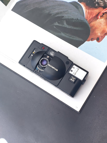 Olympus XA2 with A11 flash