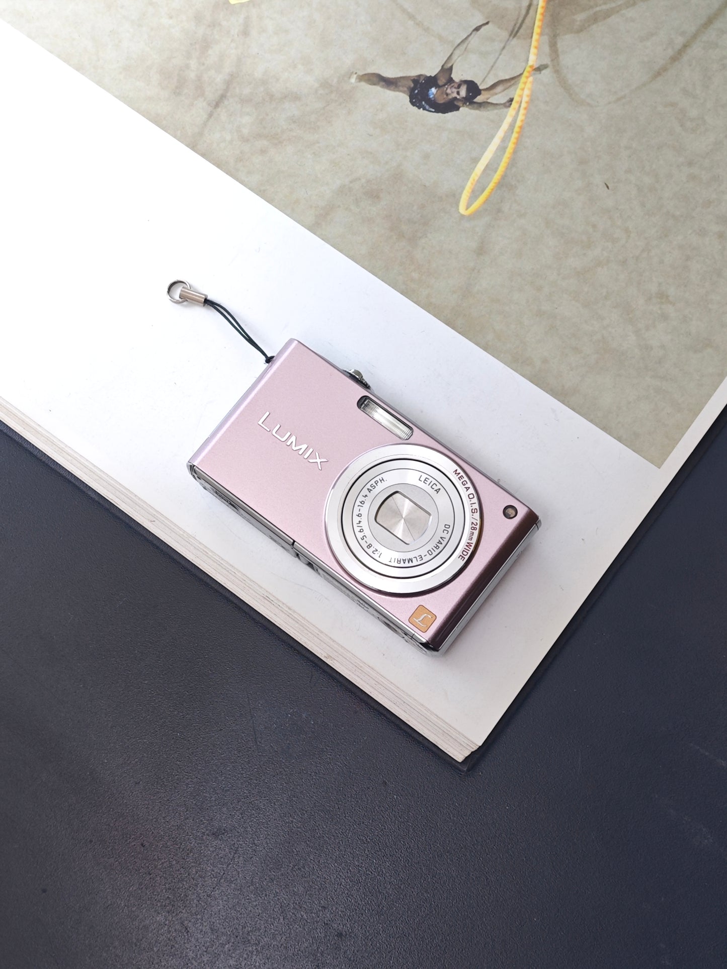 Used Panasonic Lumix DMC-FX33 pink Digital Camera [No charger]