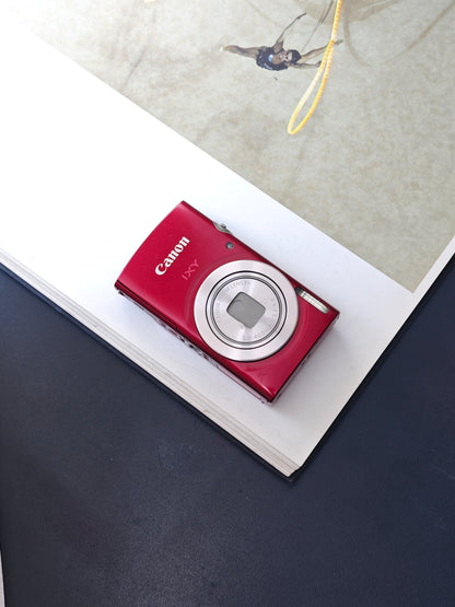 Used Canon IXY 200 red Digital Camera [No charger]