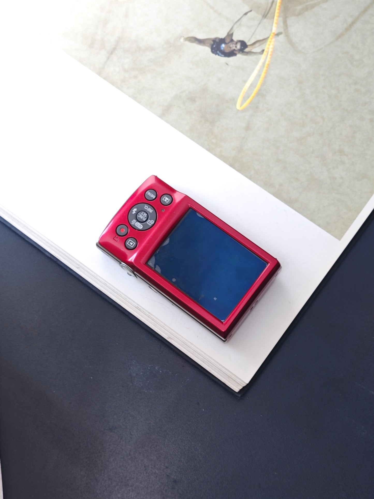 Used Canon IXY 200 red Digital Camera [No charger]