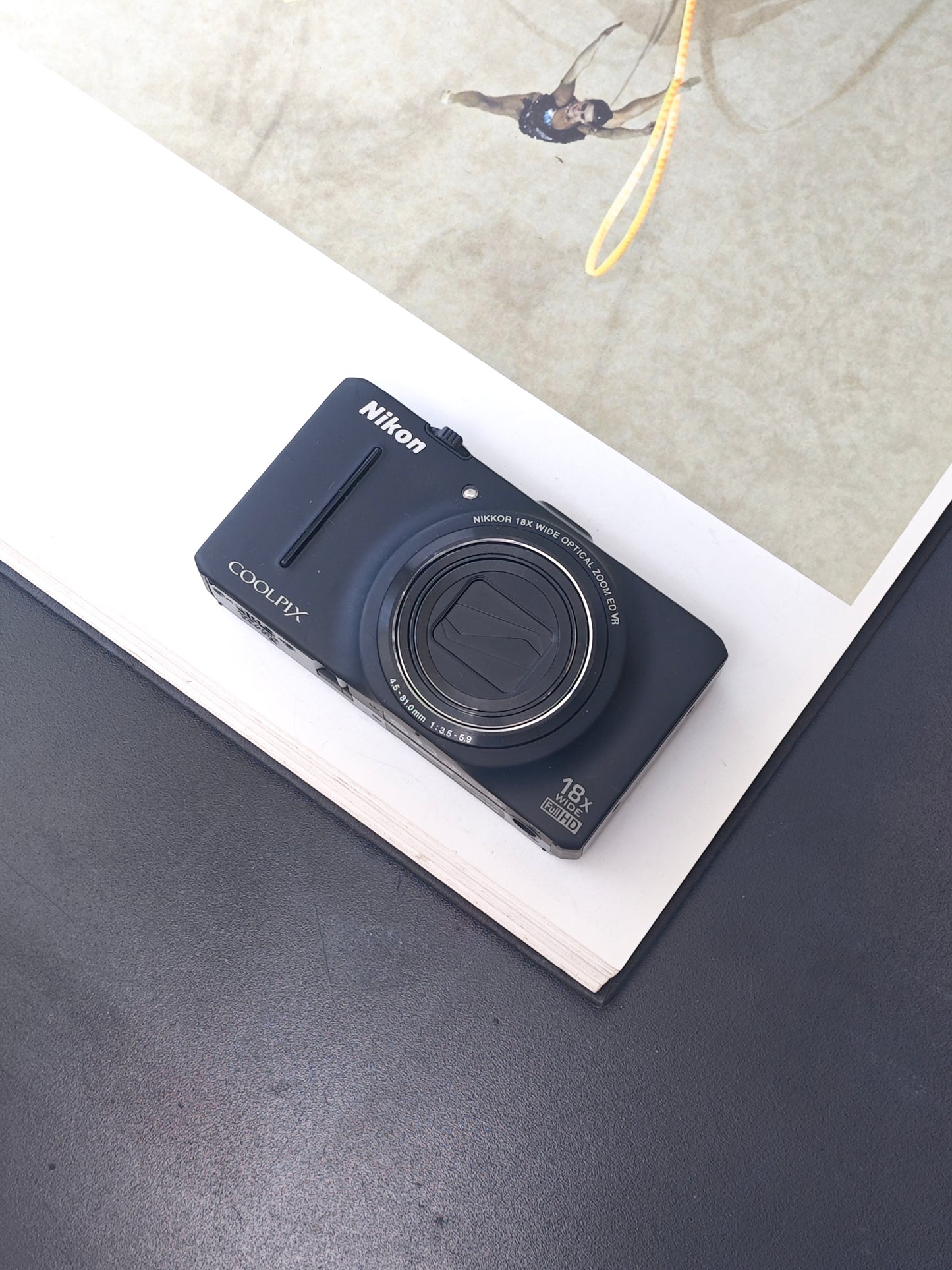 *READ* Used Nikon Coolpix S9300 black Digital Camera #21032700 [No charger]
