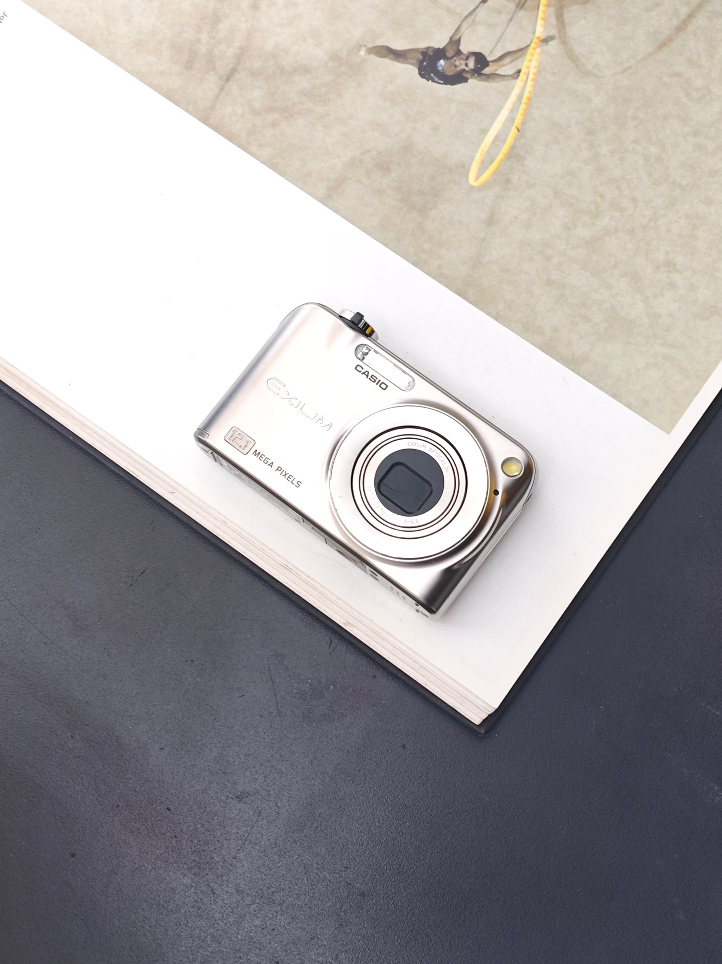 Used Casio EXILIM EX-Z1200 silver Digital Camera [with box]