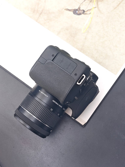 Used Canon EOS Kiss X9 with Canon EF-S 18-55mm F4-5.6 Digital Camera [No charger] #131071046131