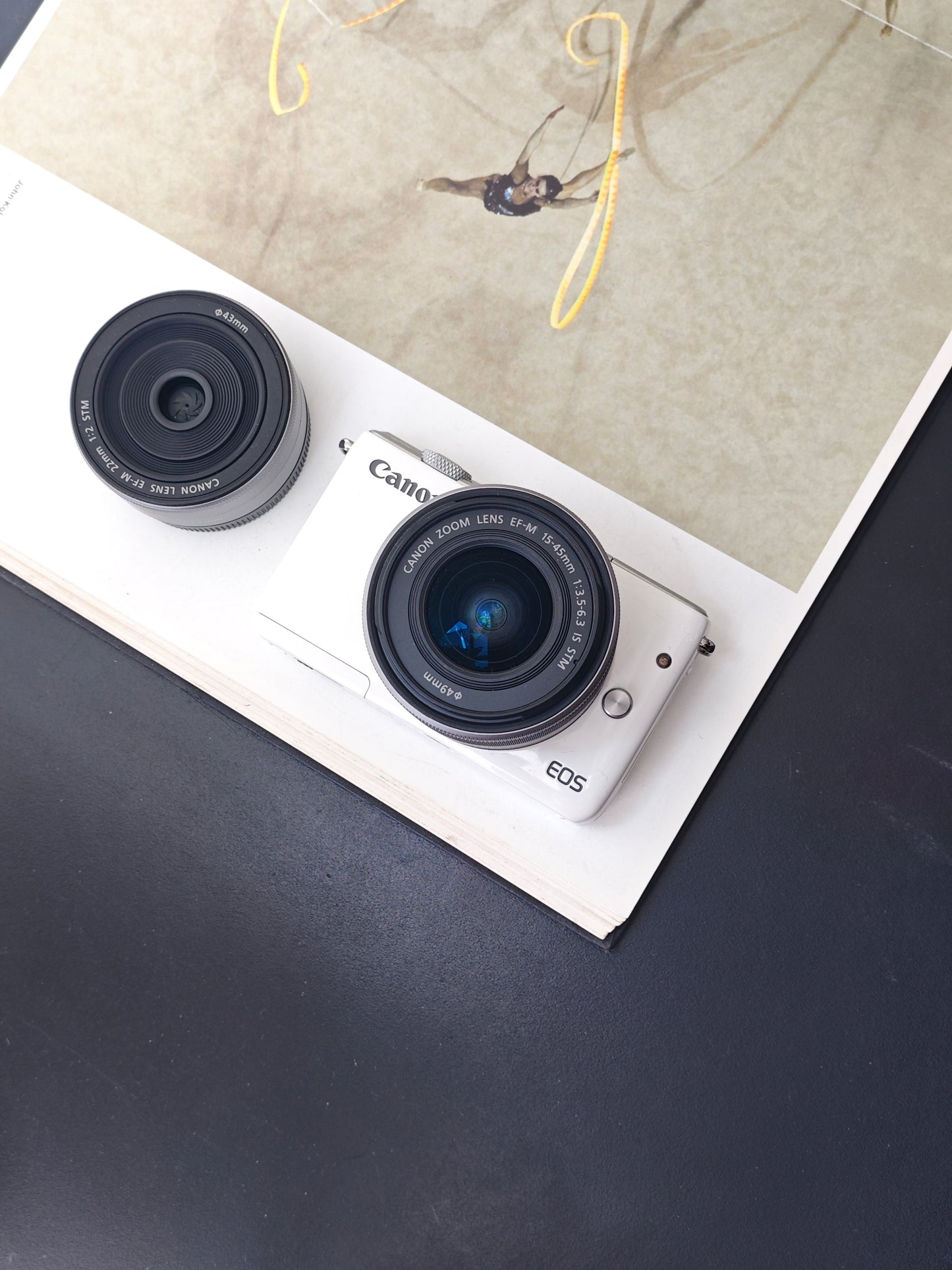 Used Canon EOS M10 with 2 lenses Digital Camera [No charger]