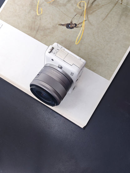 Used Canon EOS M10 with 2 lenses Digital Camera [No charger]