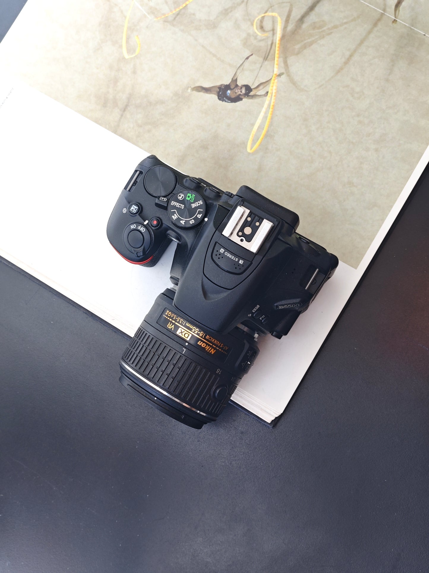 Used Nikon D5500 with Nikon AF-S Nikkor 18-55mm F3.5-5.6 G II VR [No charger] #2026017(สำเนา)