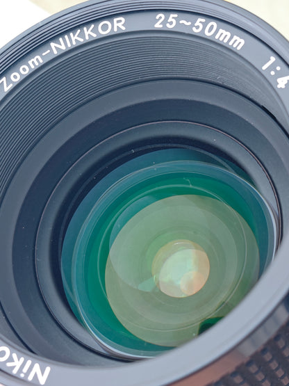 Nikon F3HP with Nikon Nikkor 25-50mm F4 Ai-S
