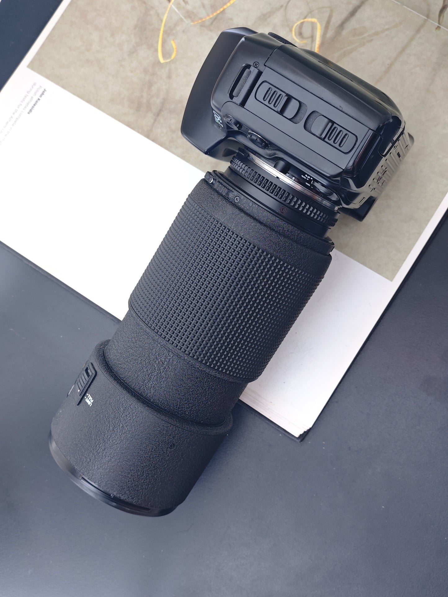 Nikon F90 with Nikon ED AF Nikkor 80-200mm F2.8 D