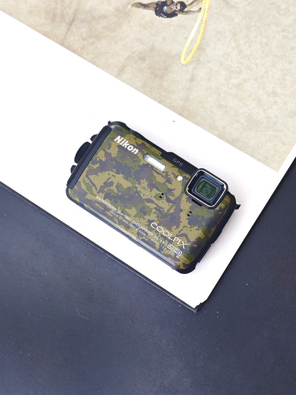 Used Nikon Coolpix AW100 Digital Camera [with box]