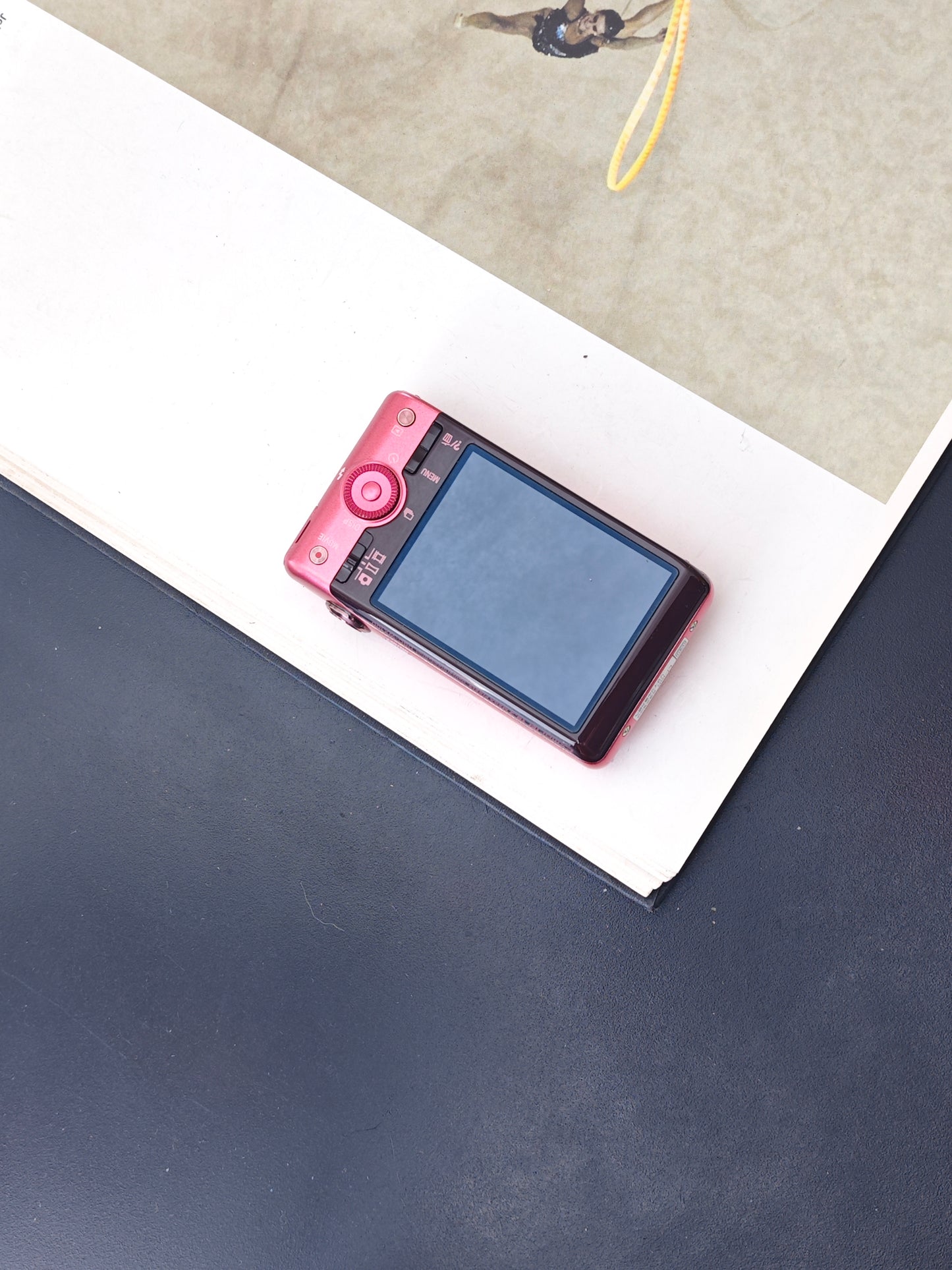 Used Sony Cyber-shot DSC-WX100 pink Digital Camera [JPN only, No charger]