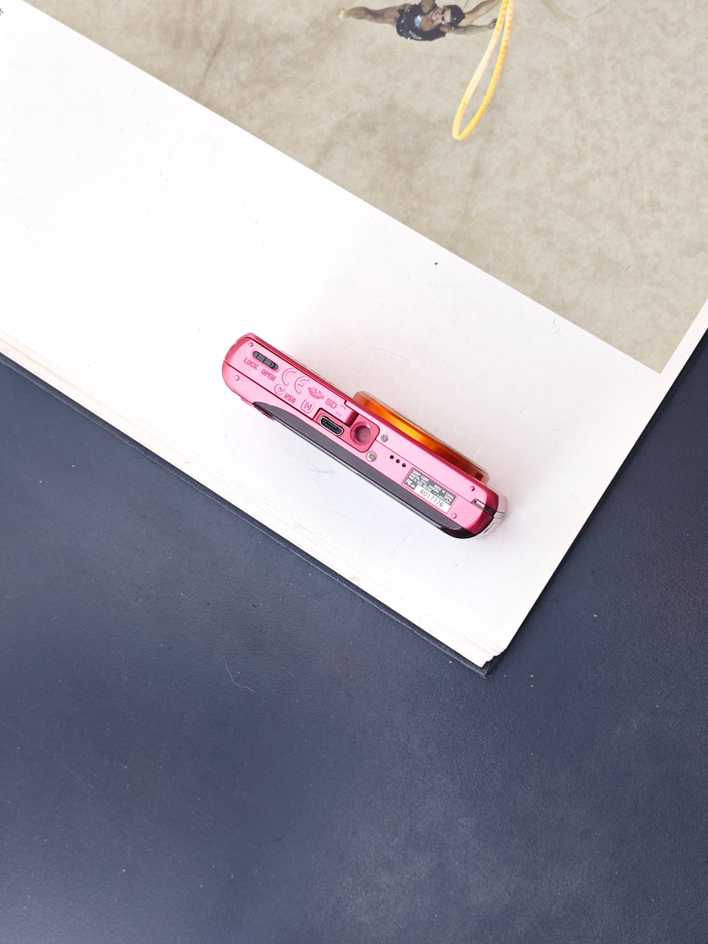 Used Sony Cyber-shot DSC-WX100 pink Digital Camera [JPN only, No charger]