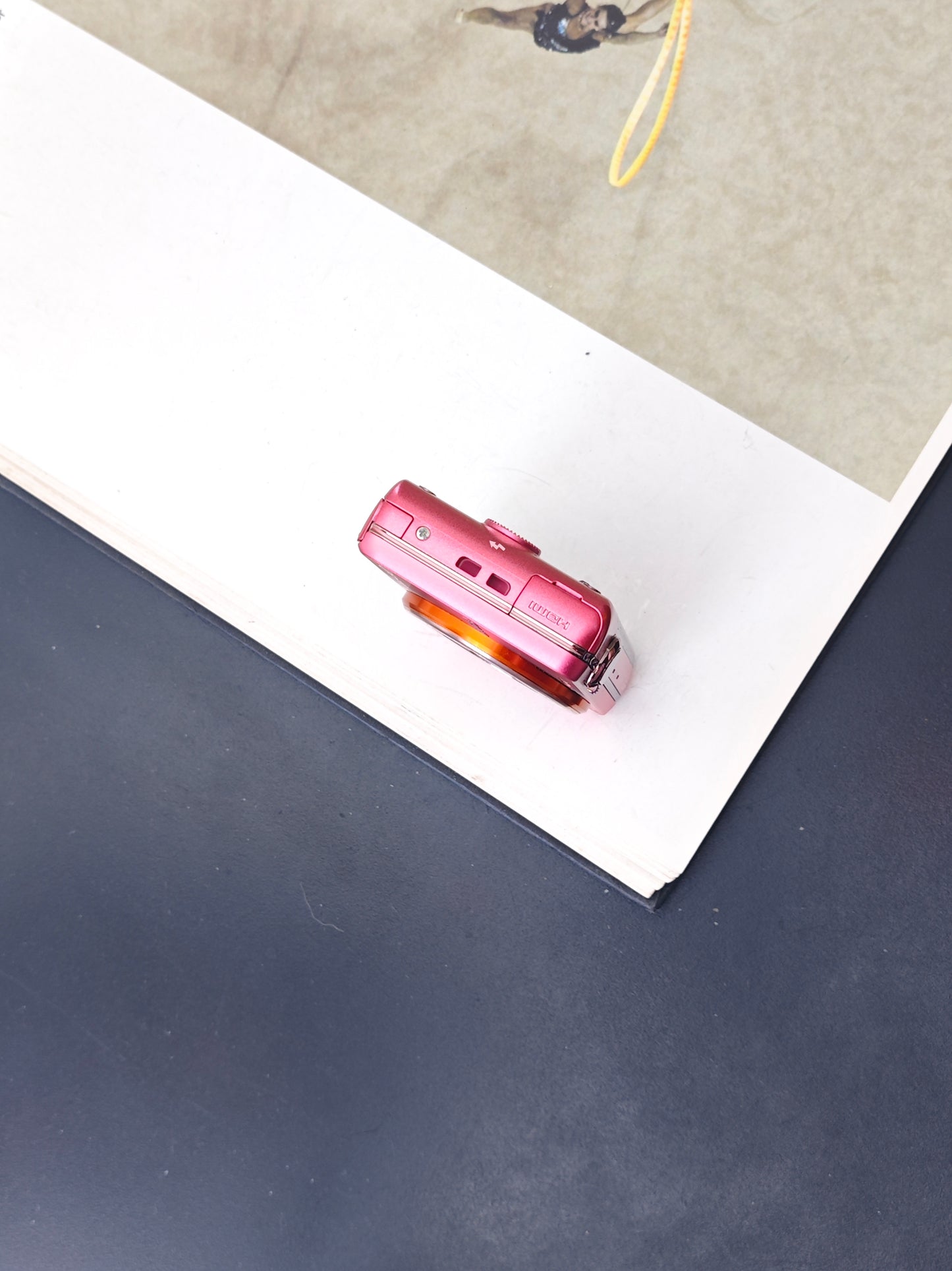 Used Sony Cyber-shot DSC-WX100 pink Digital Camera [JPN only, No charger]