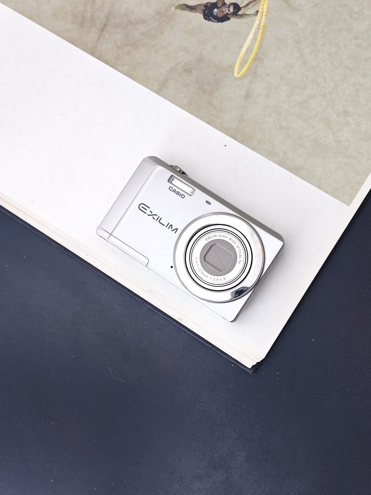 Used Casio EXILIM EX-ZS5 silver Digital Camera [with box]