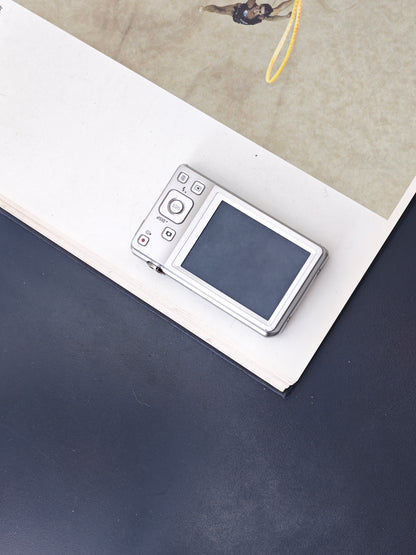 Used Casio EXILIM EX-ZS5 silver Digital Camera [with box]