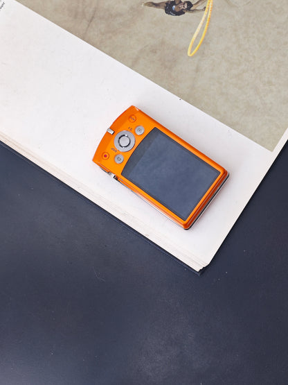 Used Casio EXILIM EX-S200 orange Digital Camera [No charger]