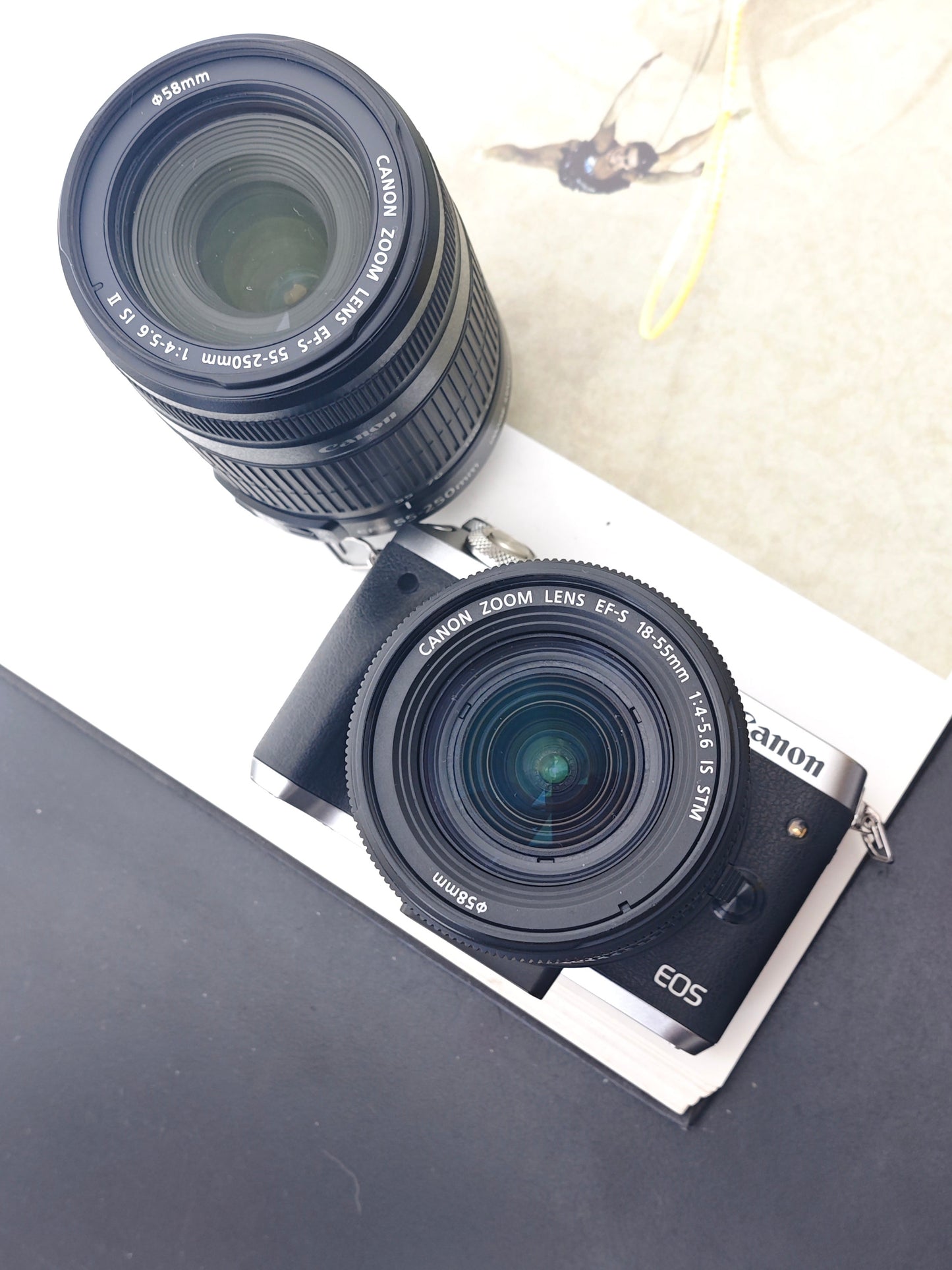 Used Canon EOS M6 with EF-S Double Zoom Kit [+Adaptor MK-C-AF4]