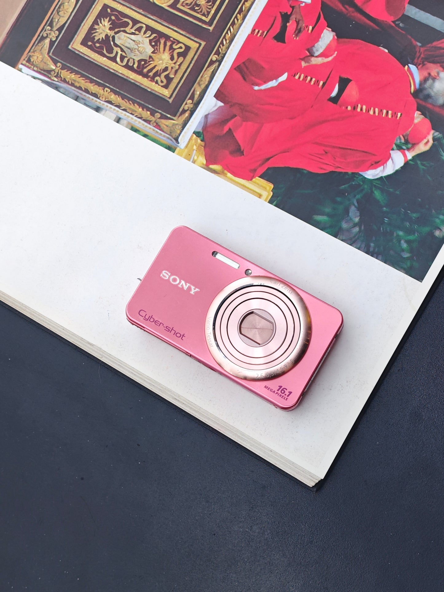 Used Sony Cyber-Shot DSC-W570 pink Digital Camera [JPN only, No charger]