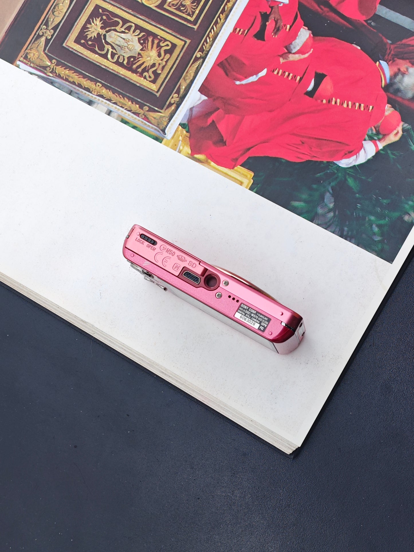 Used Sony Cyber-Shot DSC-W570 pink Digital Camera [JPN only, No charger]