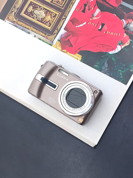 Used Panasonic Lumix DMC-TZ3 brown Digital Camera [JPN only, No charger]