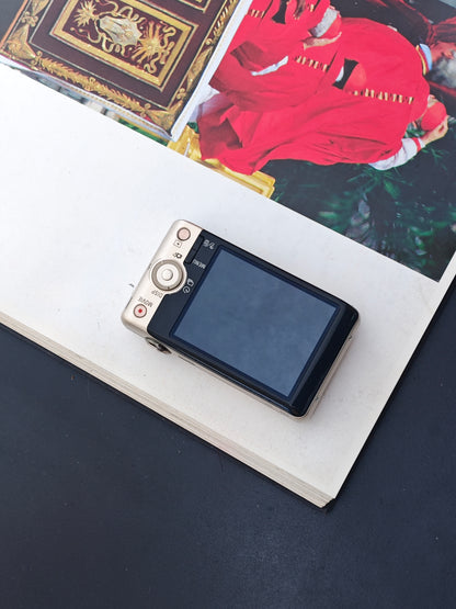 Used Sony Cyber-shot DSC-WX220 gold Digital Camera [JPN only, No charger]
