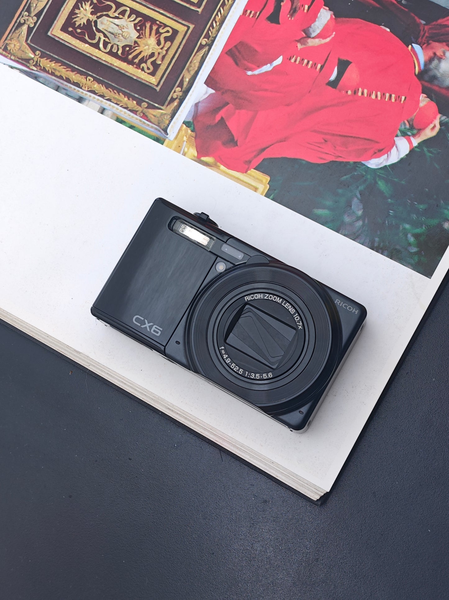 Used Ricoh CX6 black Digital Camera [No charger]