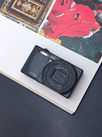 Used Ricoh CX6 black Digital Camera [No charger]