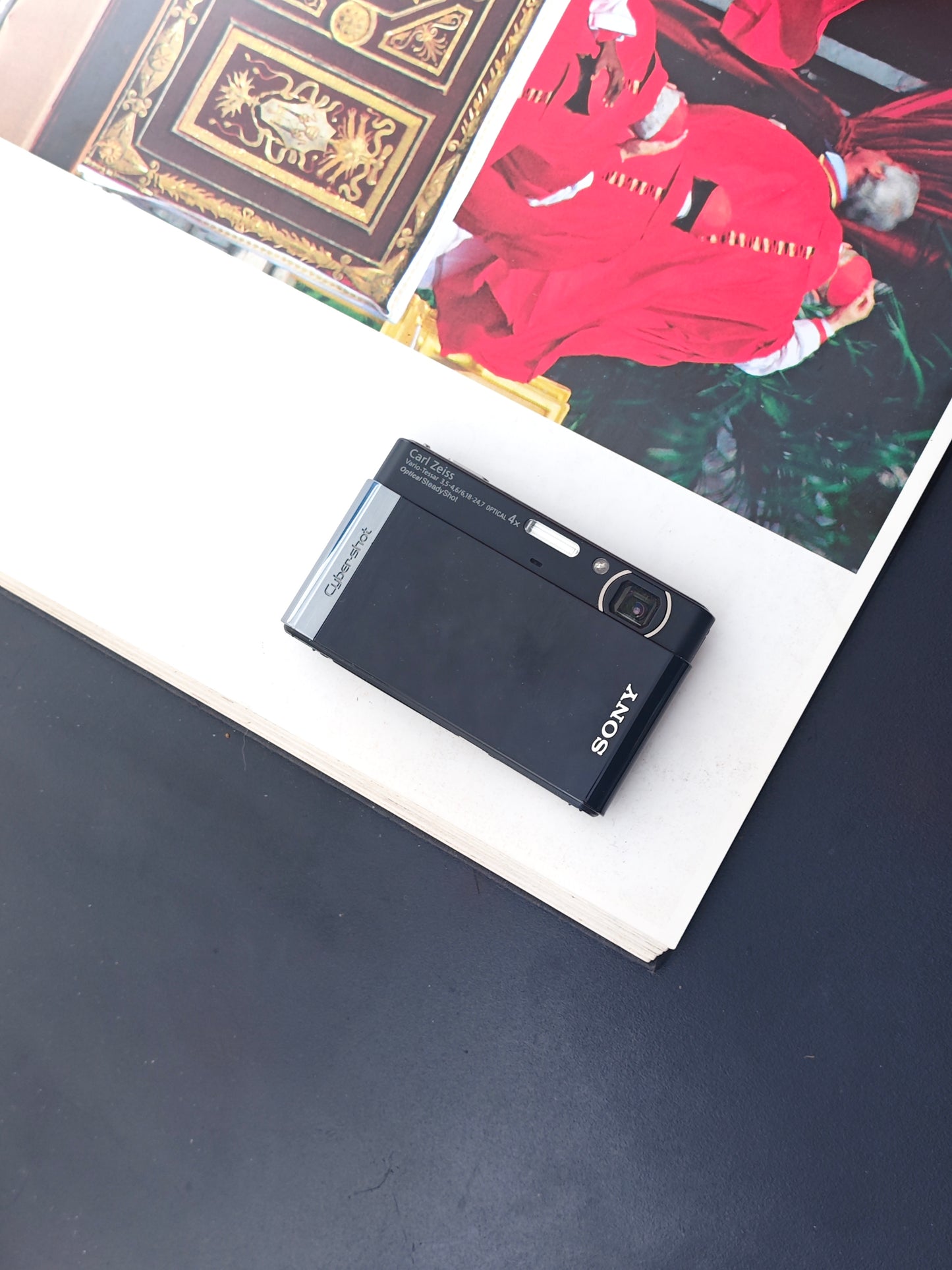 Used Sony Cyber-Shot DSC-T90 black Digital Camera [JPN only, No charger]