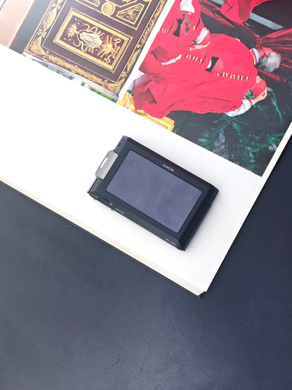 Used Sony Cyber-Shot DSC-T90 black Digital Camera [JPN only, No charger]