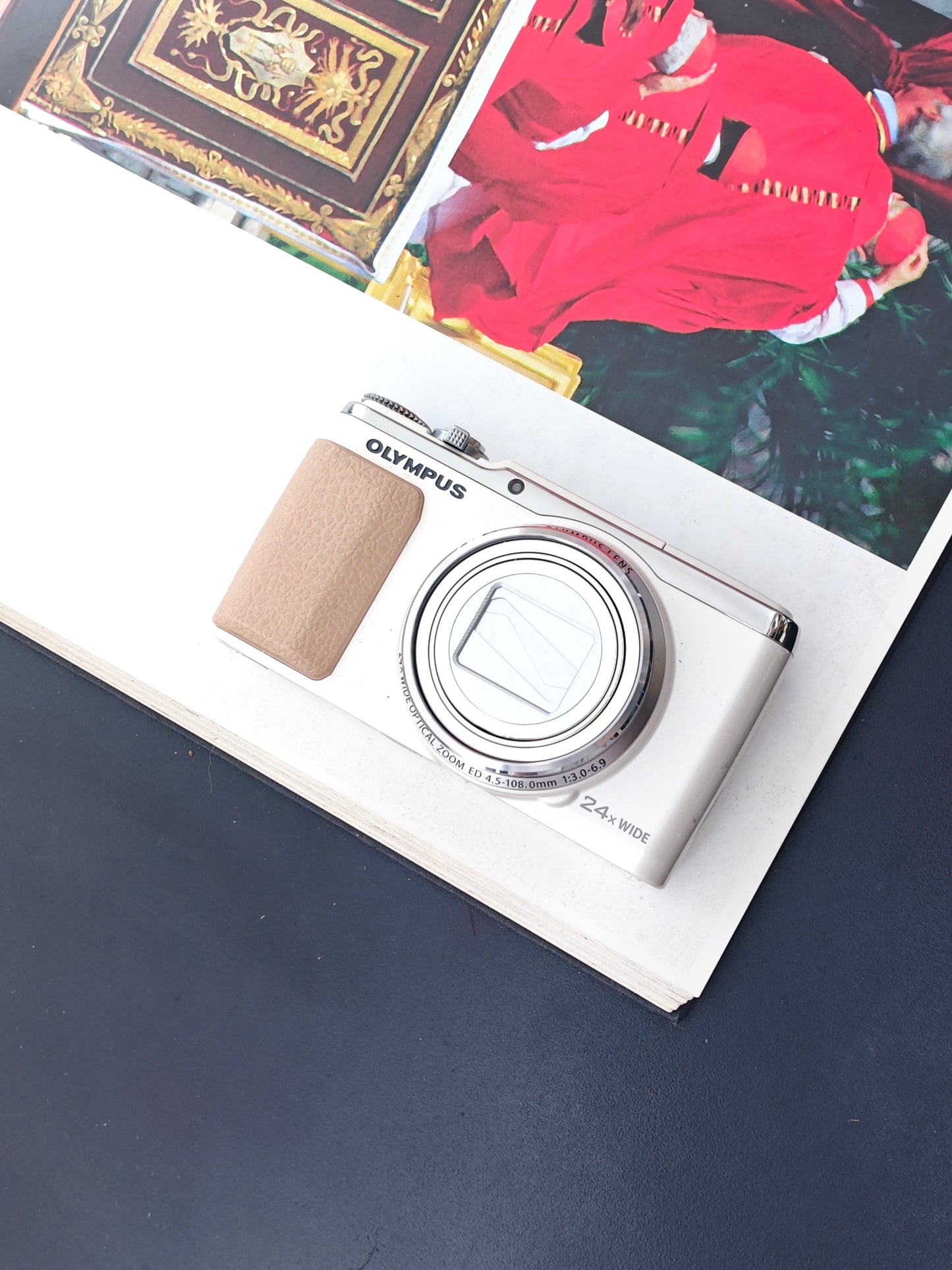 Used Olympus Stylus SH-60 white Digital Camera [No charger]