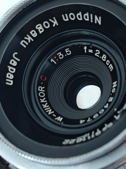 Nippon Kogaku W-Nikkor.C 2.8cm F3.5 [S mount]