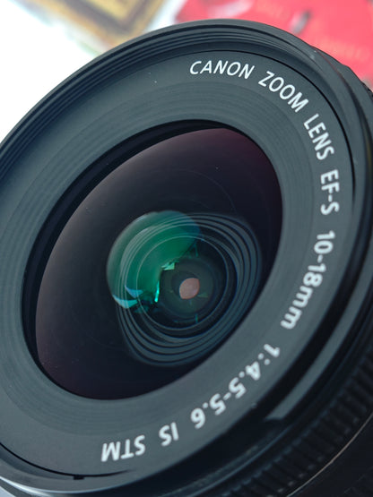 Canon Zoom Lens EF-S 10-18mm F4.5-5.6 IS STM #5432016116
